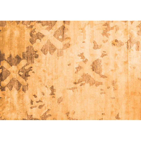 Orren Ellis Contemporary 2590 Orange Area Rugs Wayfair